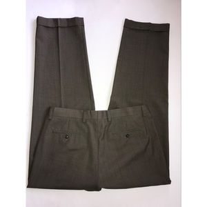 Harold Powell Wool Pleated Front Dress Pants 35x32